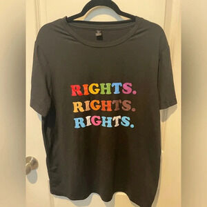 Rights rights rights shirt - SHEIN size 0XL